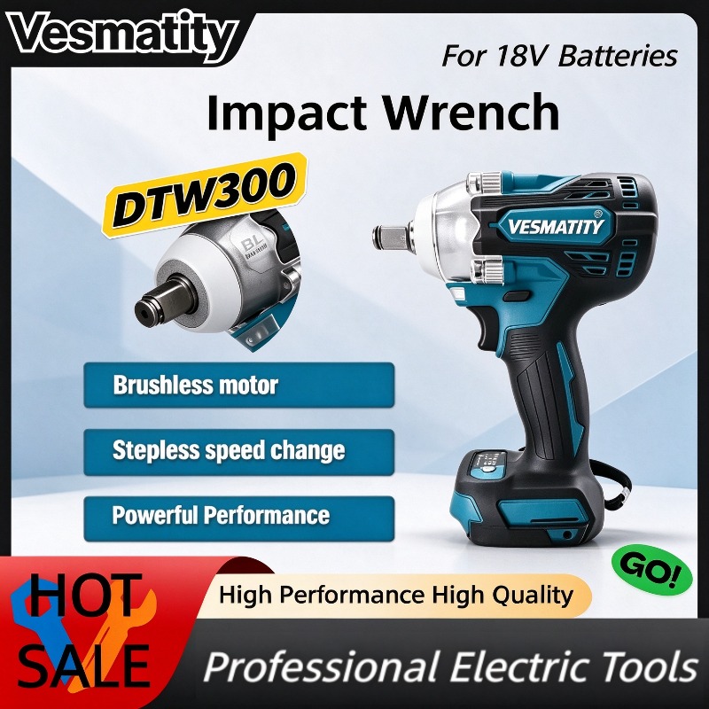 Makita Drill Dtw300 - Clé à chocs DTW300 330Nm, couple