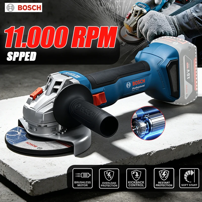 Power Tools Professional - Meuleuse d'angle sans fil BOSCH GWS